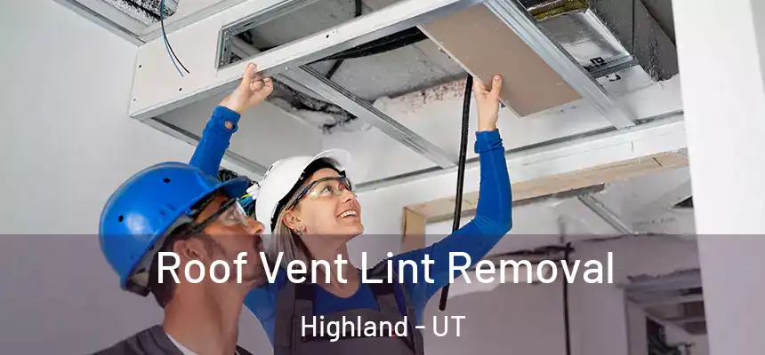 Roof Vent Lint Removal Highland - UT